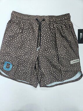 NWT Legends x Overtime Luka Short 2.0 Black/Brown Geometric Sz M